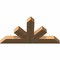 Ekena Millwork Saratoga Timber Gable Bracket, Western Red Cedar, 48"W x 26"H x 3 1/2"D x 5 1/2"F, 13/12 Pitch GBW048X26X0406SAR00SWR - alternate 5